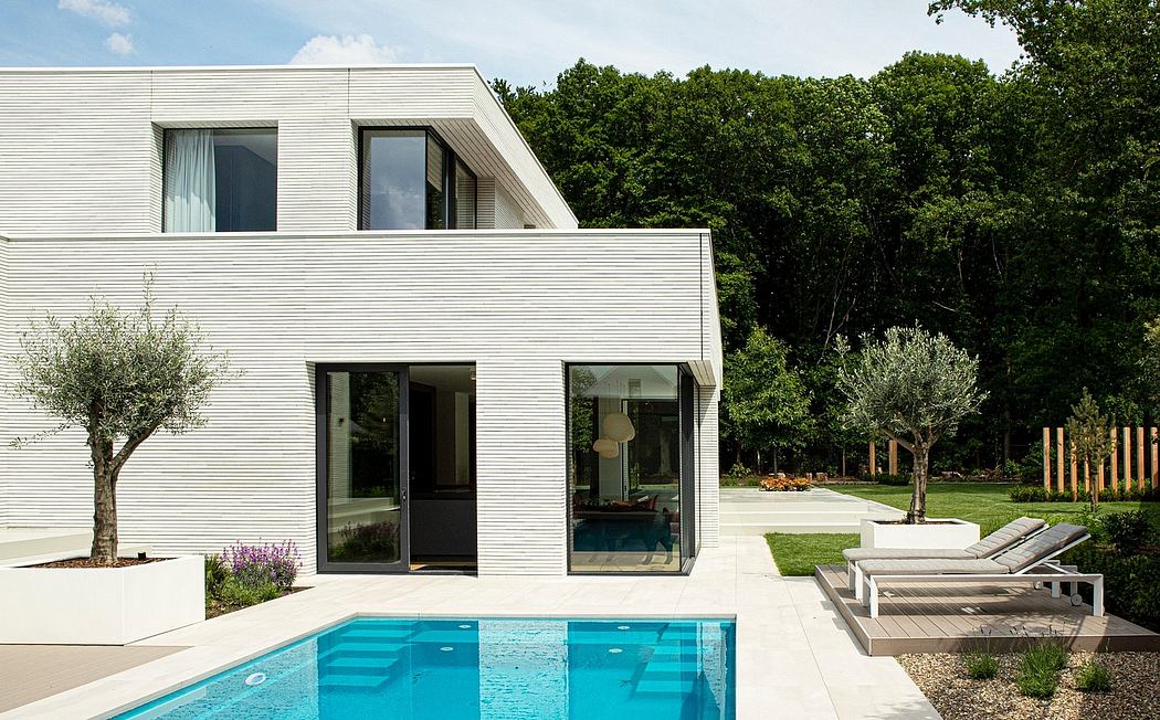 House in the Woods Villa Designed by NVA in Netherlands