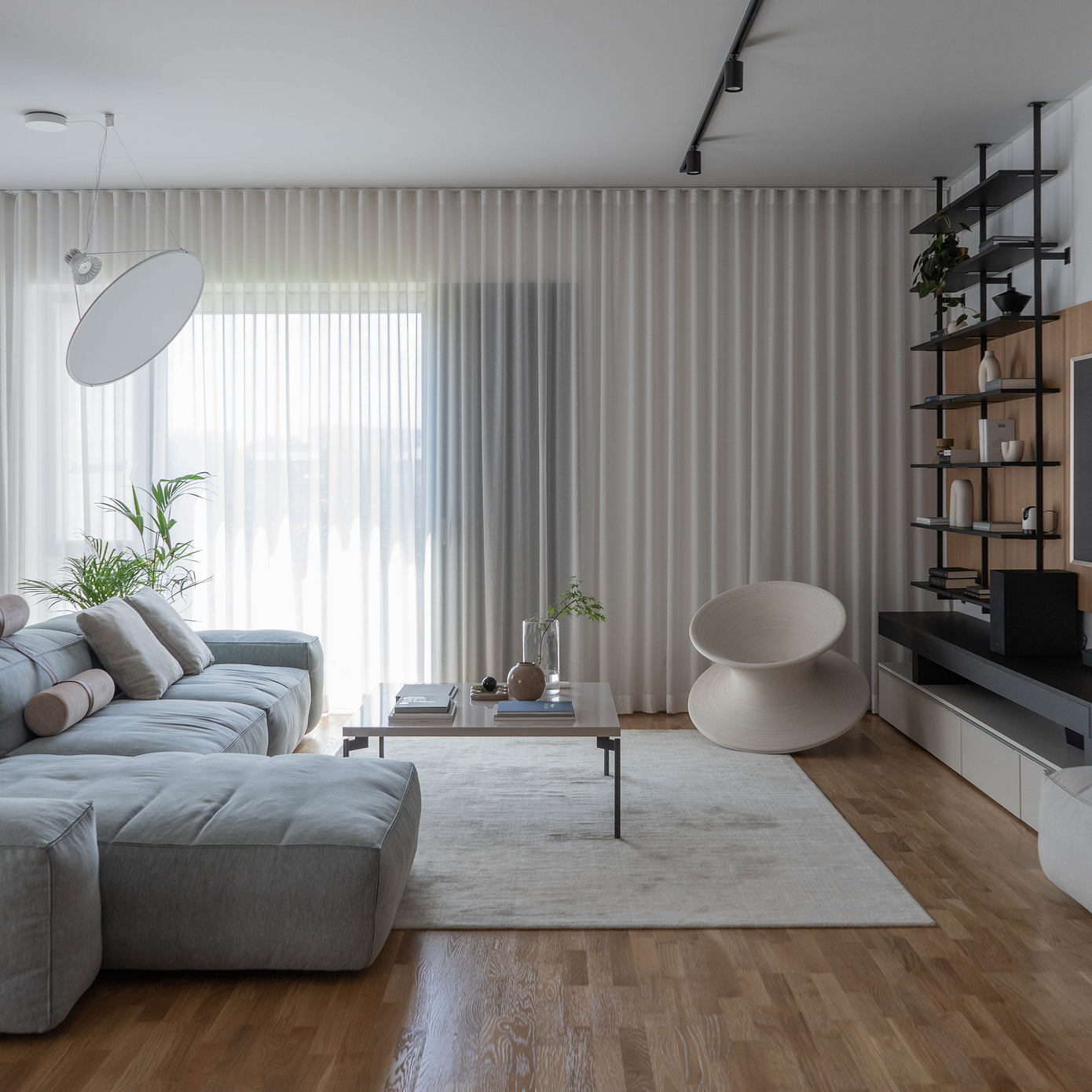 Serenity Apartment by Jooca Studio Maximizes Natural Light