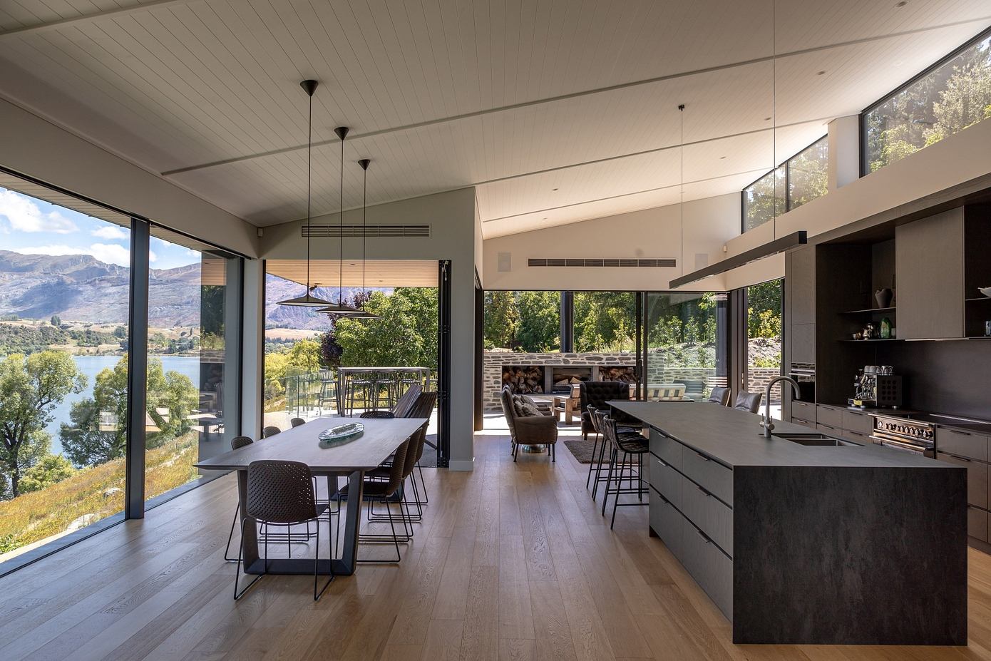 Lake Hayes Home is Packed With Texture in the North of Arrowtown