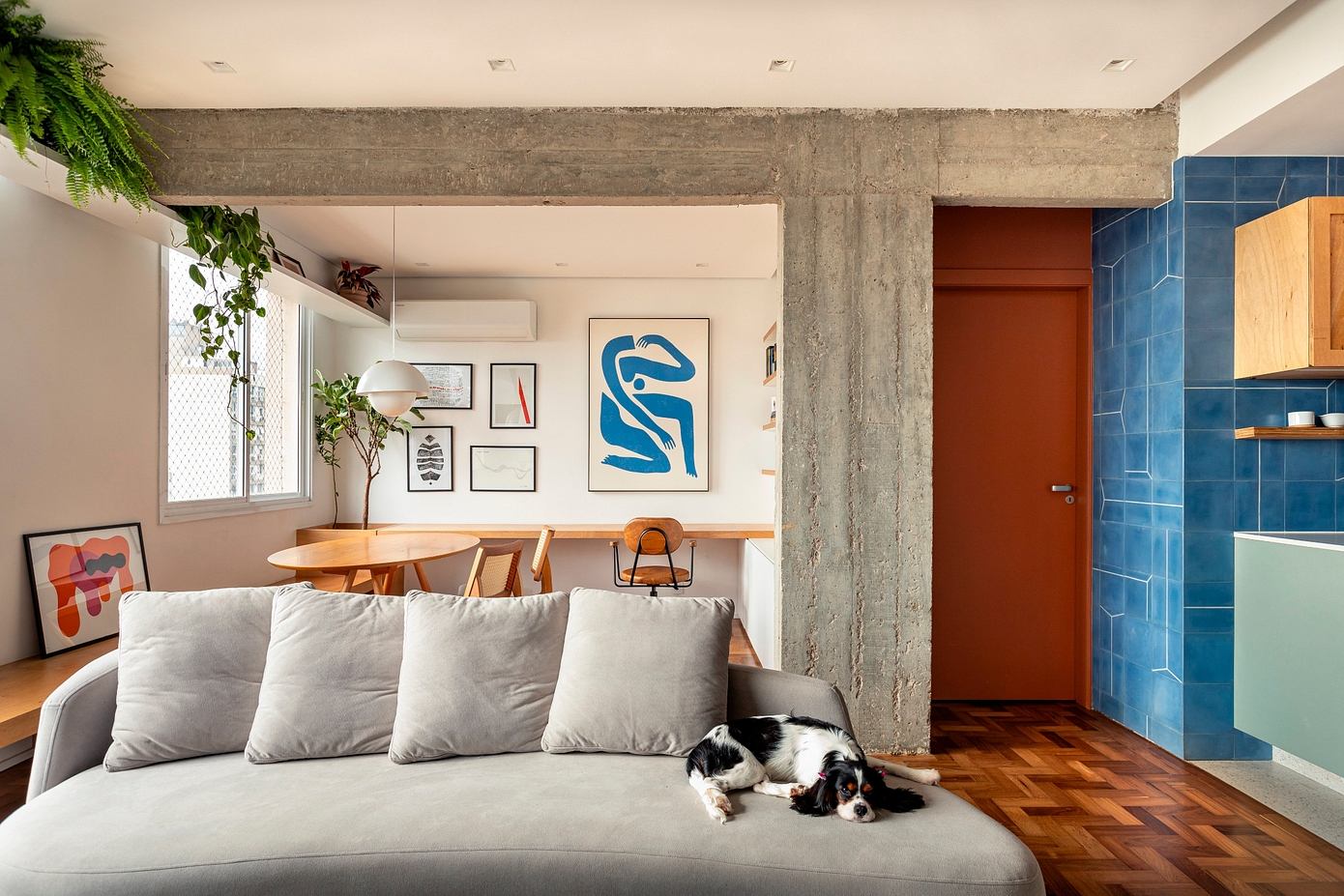 Duque Apartment Renovation Balances Color and Texture