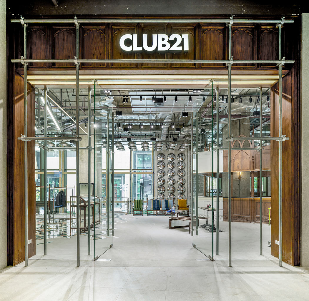 CLUB21 One Bangkok Retail Interior by Studio Krubka