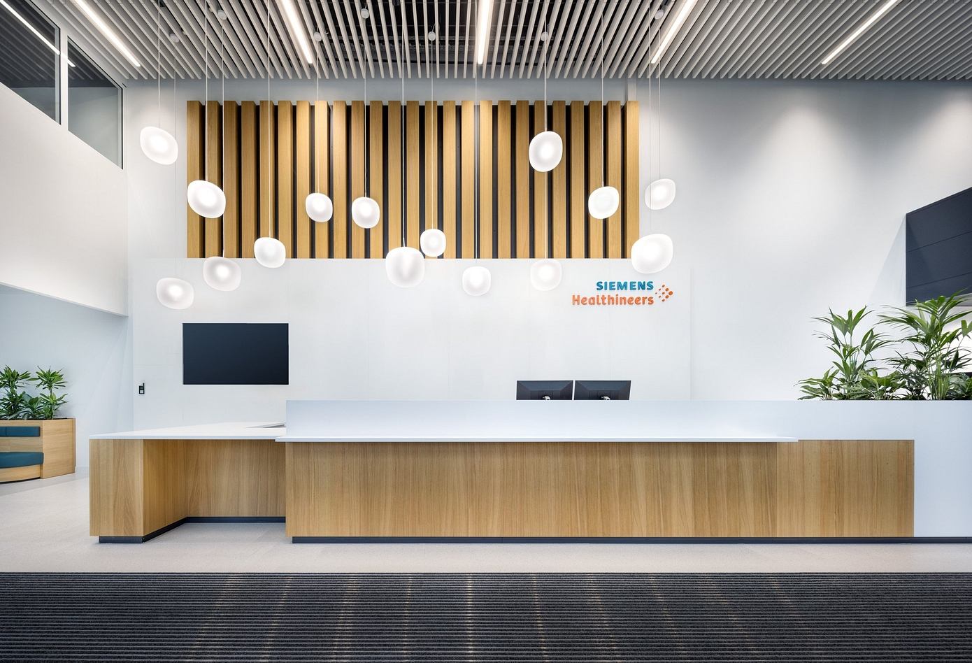 Siemens Healthineers Translates Corporate Identity into Interior Design