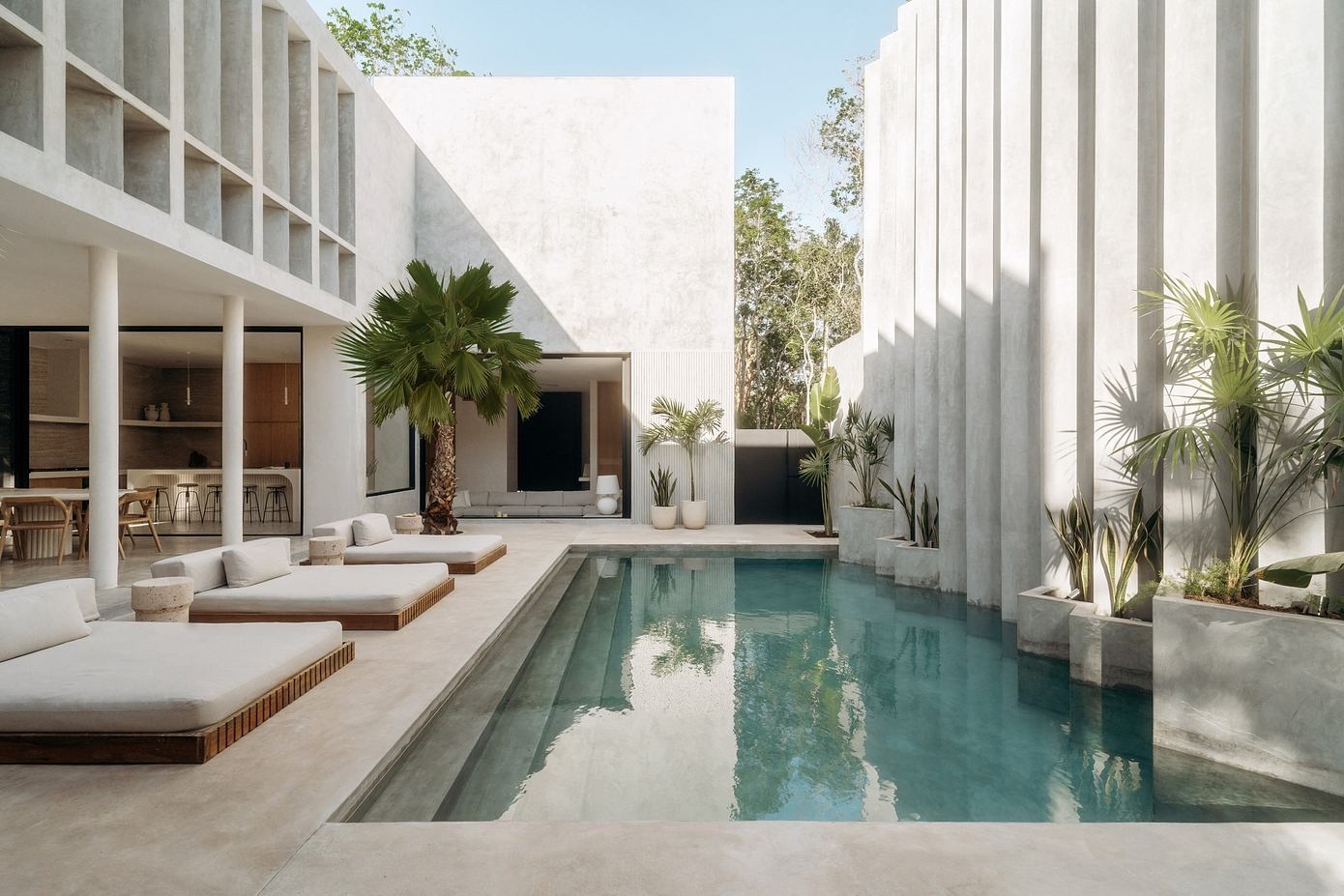 Villa Lev Combines Mayan Architecture with Rustic Minimalism