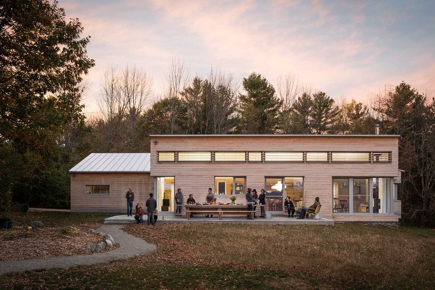 Maine Rural Modern Couples Modernism with Rural Vernacular