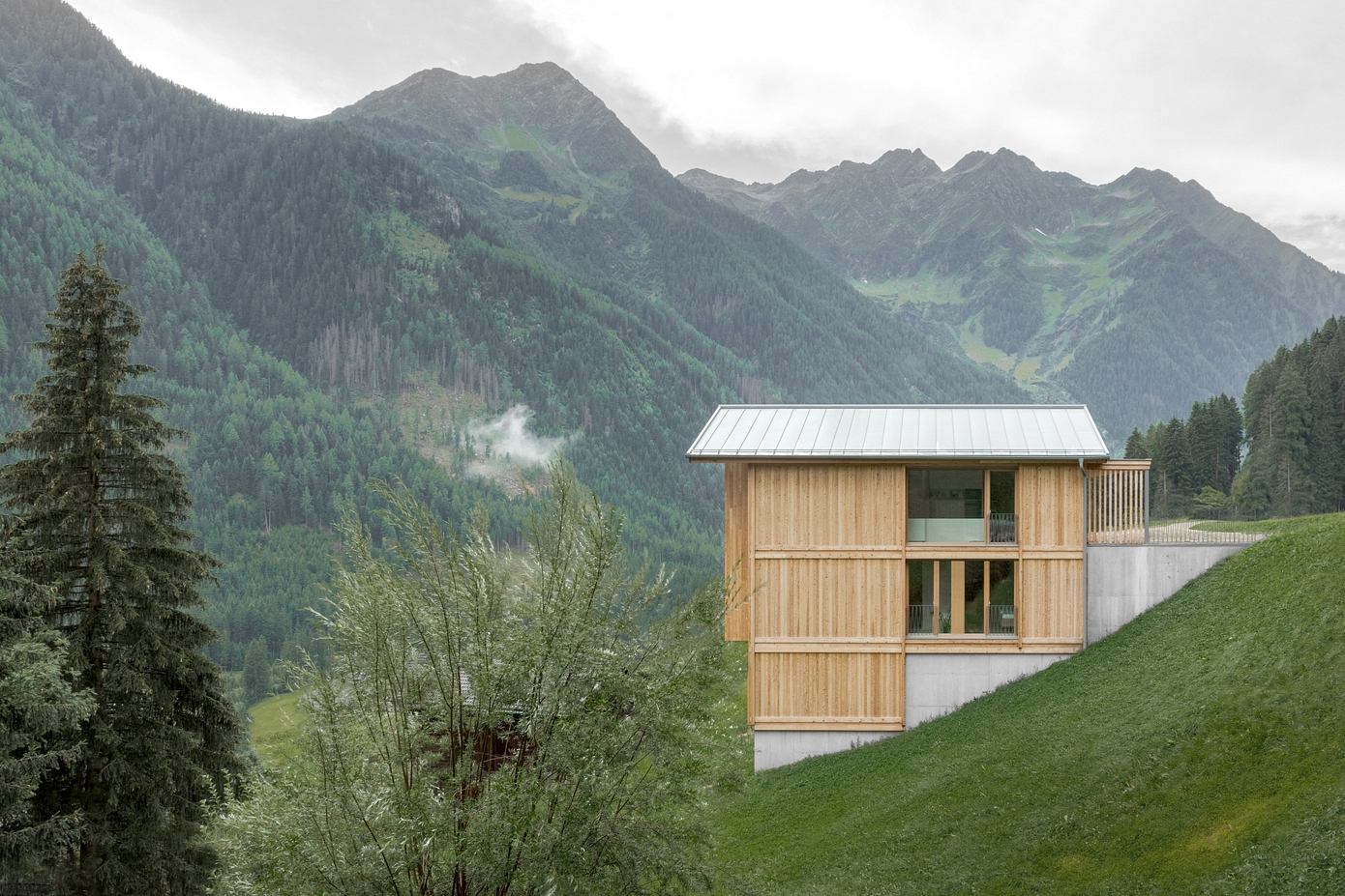 Haus Eggemoa by Daniel Ellecosta Mirrors South Tyrol’s Historic Mills